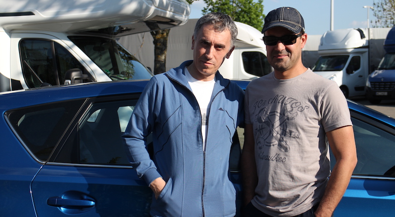 Hitchhiking across Europe with strangers