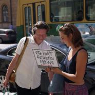 A Finnish photographer at Snellmaninkatu