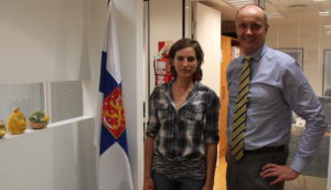 visiting the ambassador