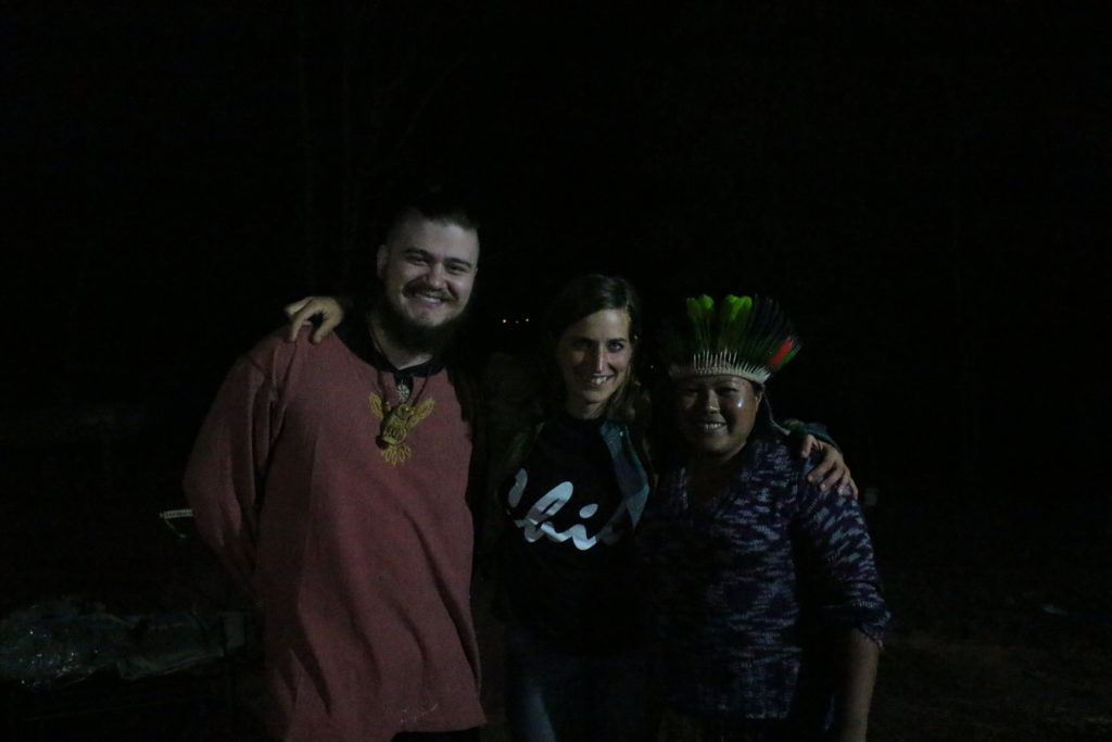 Mateus, me and Paulina after the ceremony