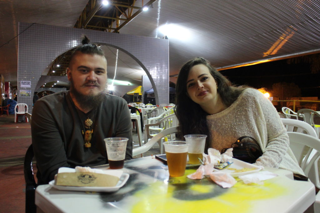 Mateus and Pricila after the ceremony