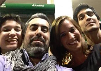 With Paraguayans in Asuncion