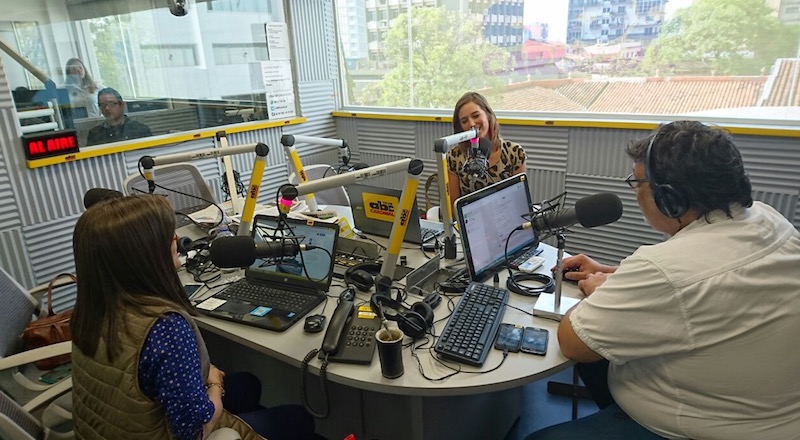 Radio abc with Carlos Schauman