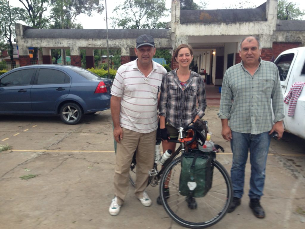 The mayor, me and Jorge in El Colorado