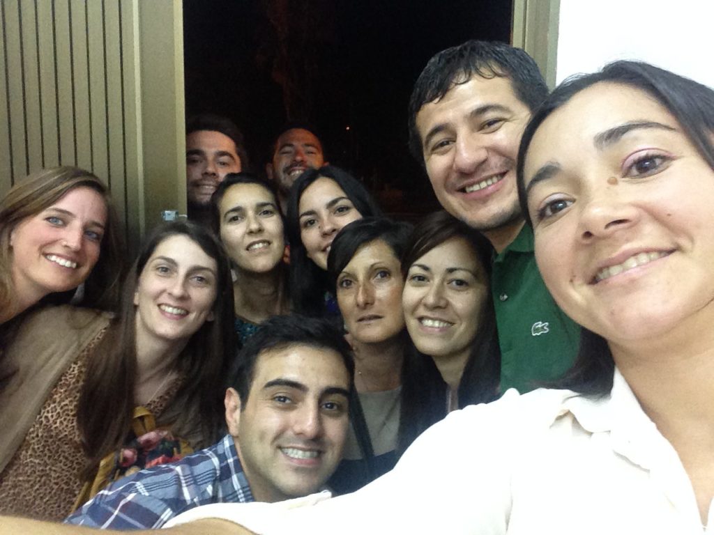 Group of friends in General Pinedo