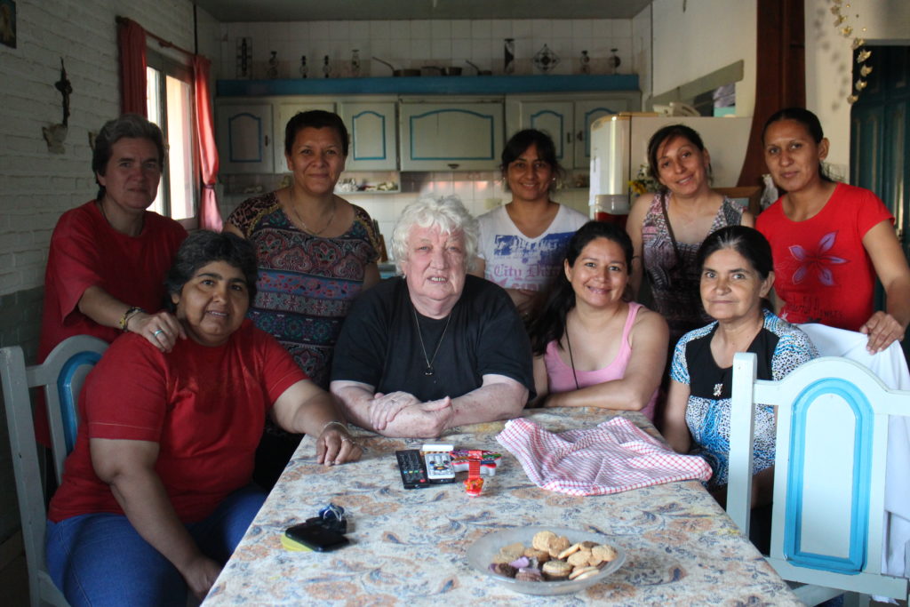 Sister Rene&eacute; and her employees in Campo Largo