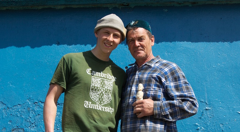 Finns on bicycles Antti Aittola