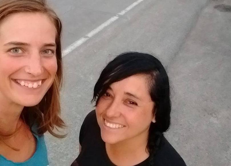 Strangerless and olive saleswoman in Peru