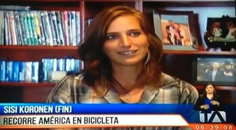 Sissi Korhonen Teleamazonas Ecuador