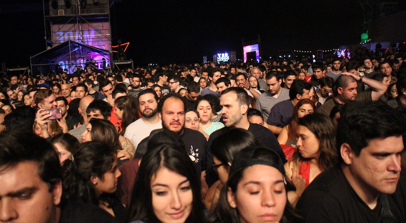 Audience at River Sounds