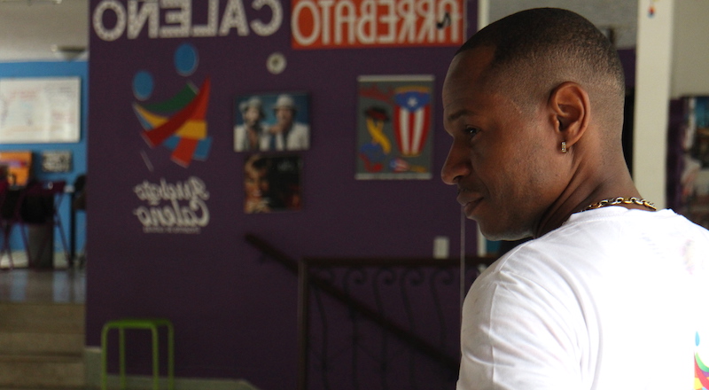 Kanelo teaching at Arrebato Caleño