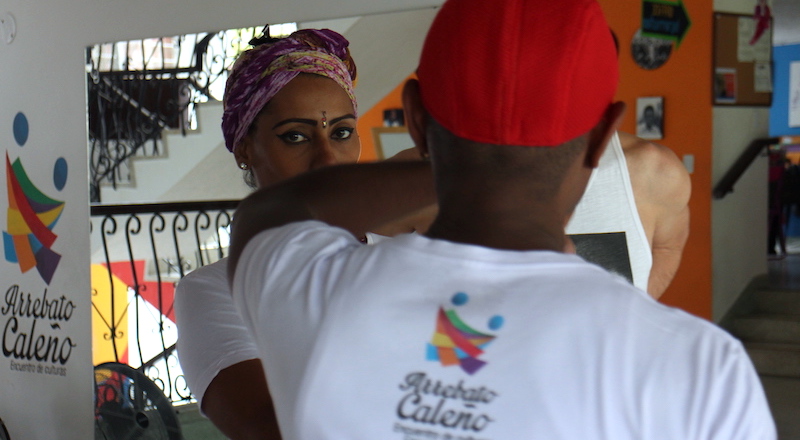 Pierre and Patricia Learning Salsa