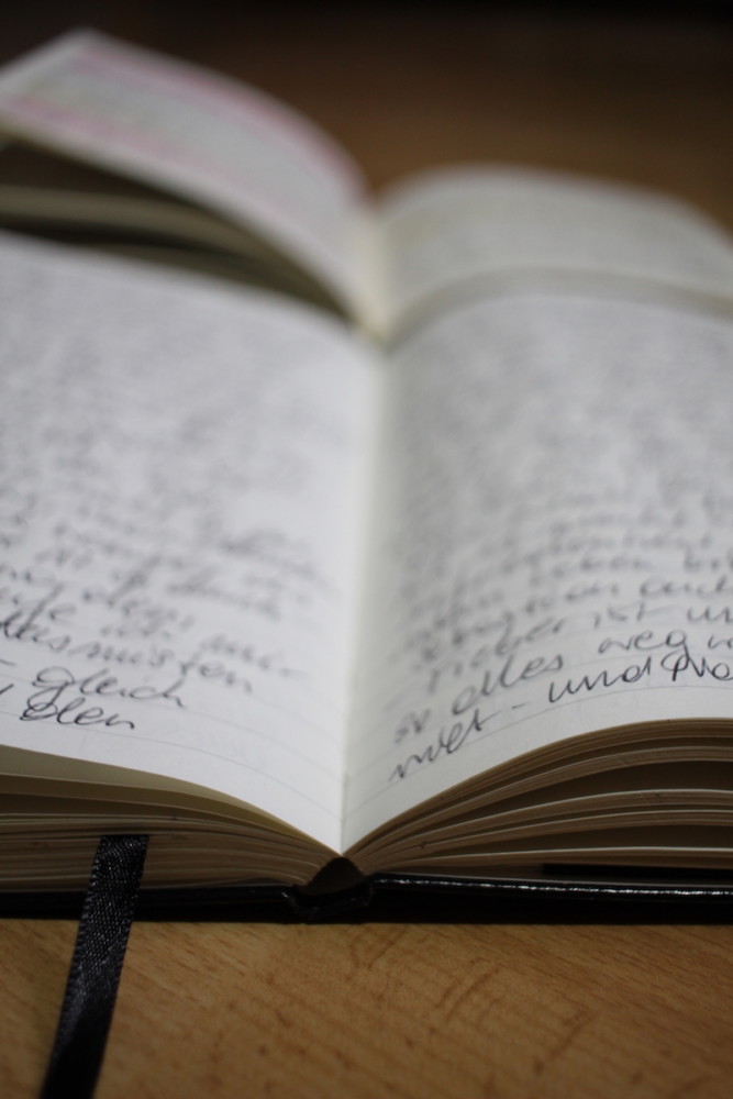 Two books full of morning pages